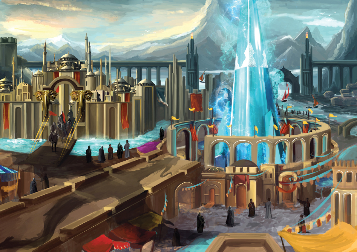 Illustration Design by Abbin Joseph Thomas for Aether Tower | Design #6312000
