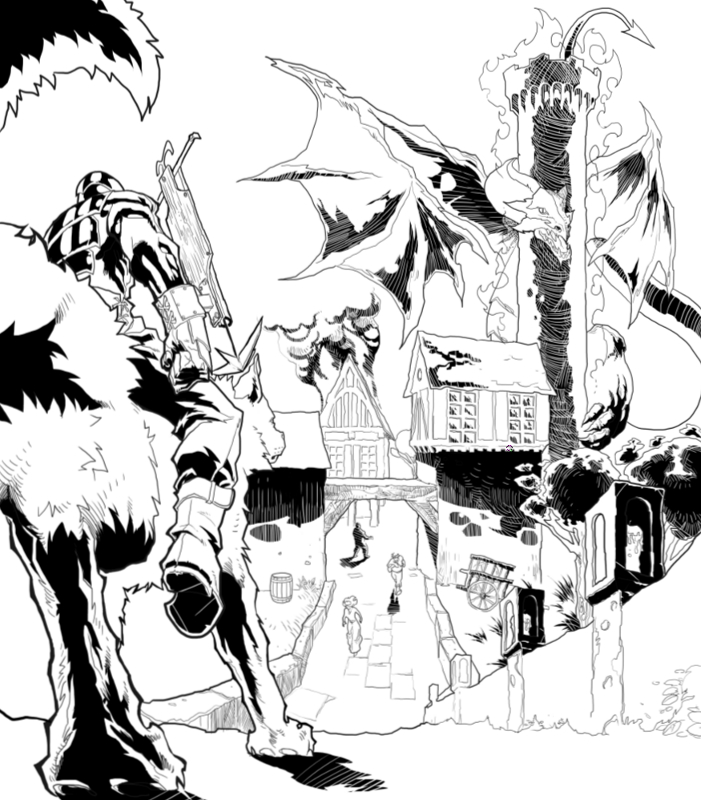 Illustration Design by Mohsart for Aether Tower | Design #6083118