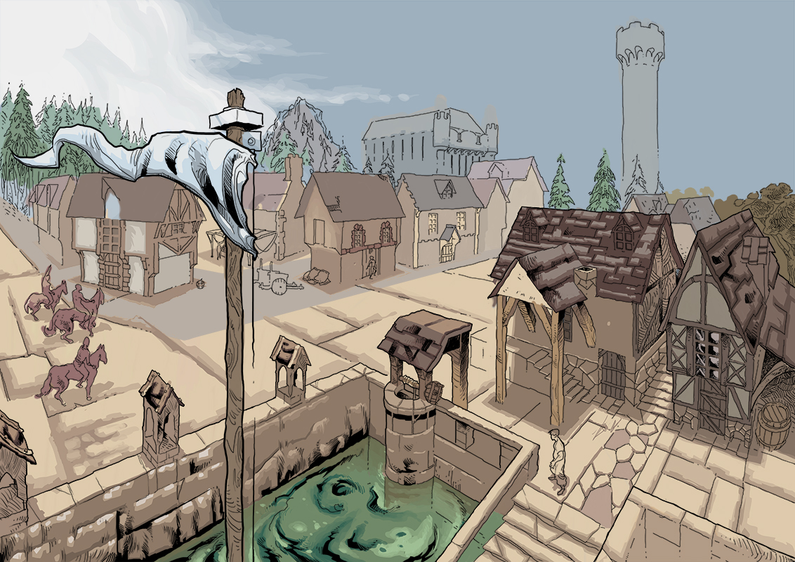 Illustration Design by Mohsart for Aether Tower | Design #6126228