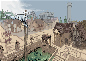 Illustration Design by Mohsart for Aether Tower | Design: #6126228