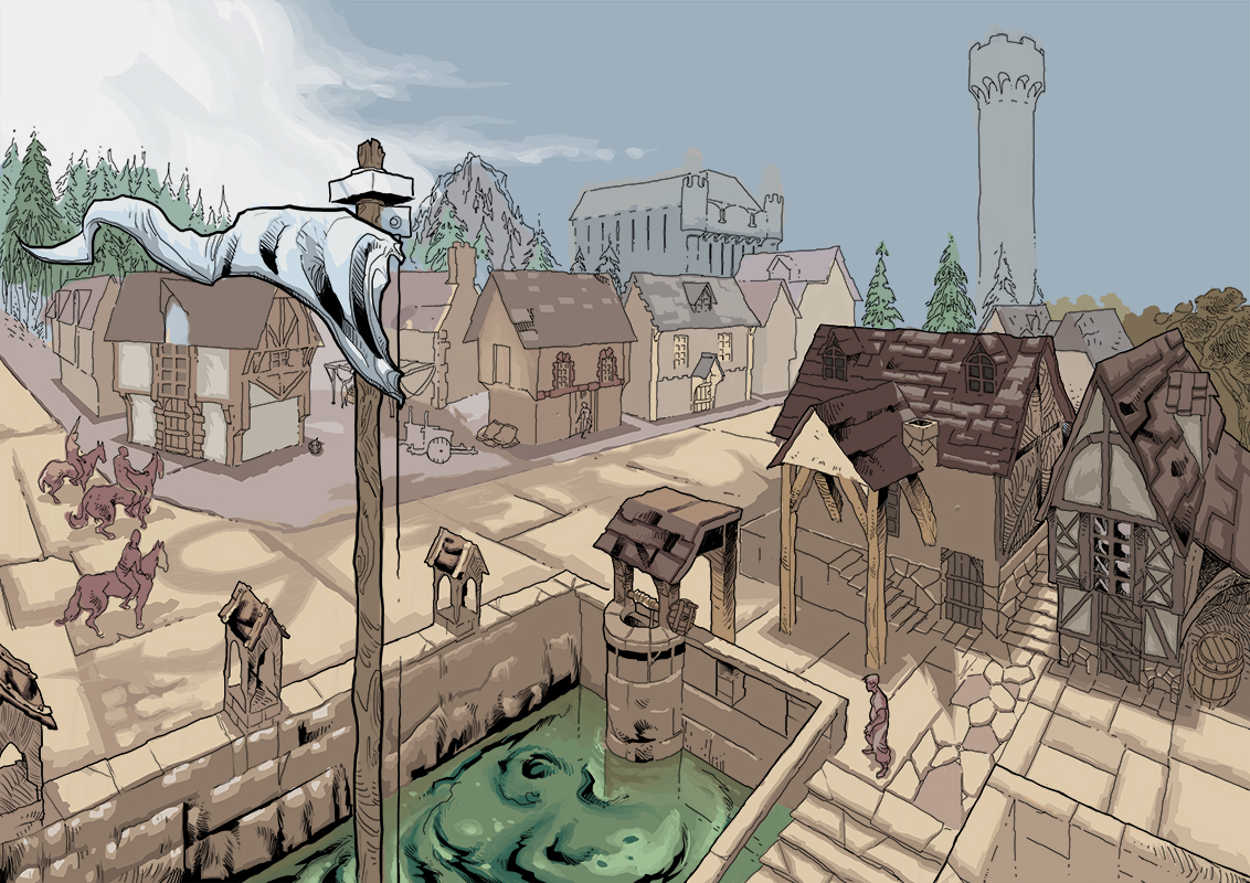 Illustration Design by Mohsart for Aether Tower | Design #6129358