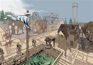Illustration Design by Mohsart for Aether Tower | Design: #6129358