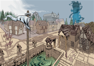 Illustration Design by Mohsart for Aether Tower | Design: #6146233