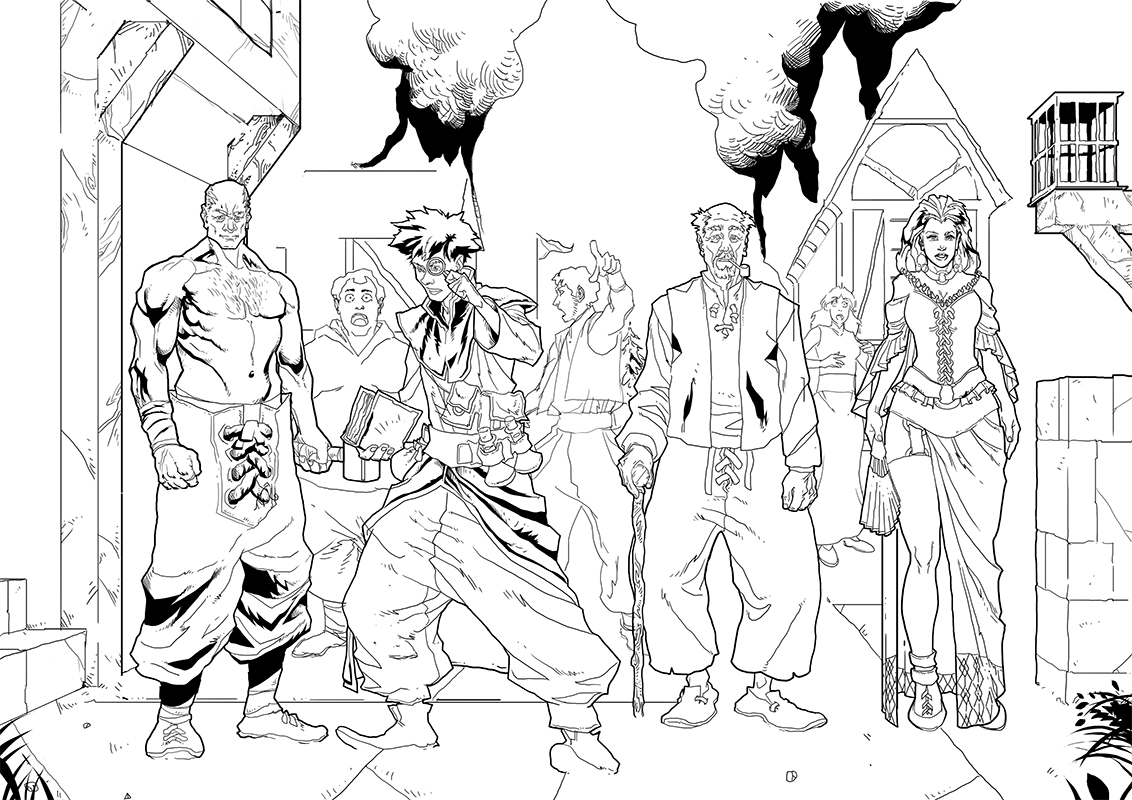 Illustration Design by Mohsart for Aether Tower | Design #6211511