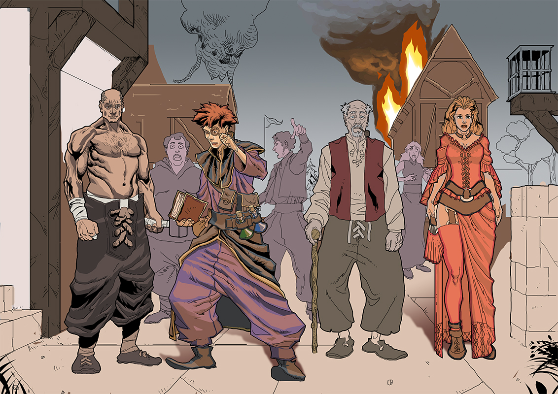 Illustration Design by Mohsart for Aether Tower | Design #6217252