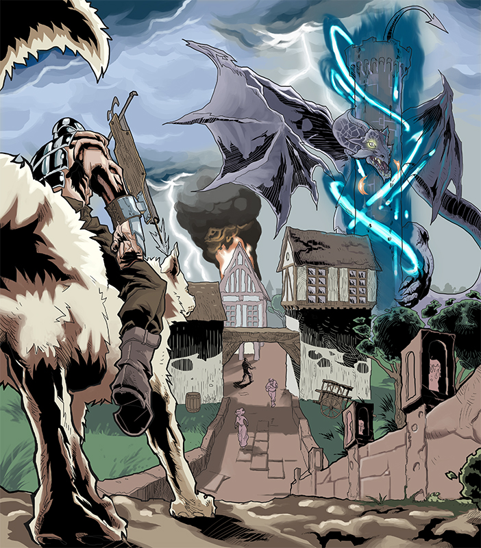 Illustration Design by Mohsart for Aether Tower | Design #6254757
