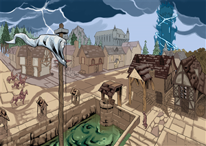 Illustration Design by Mohsart for Aether Tower | Design: #6260779