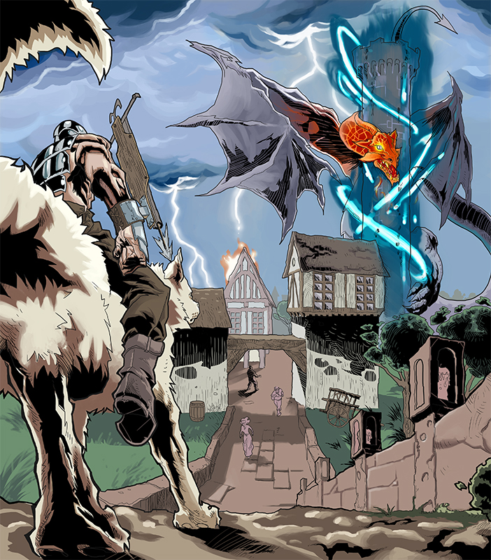 Illustration Design by Mohsart for Aether Tower | Design #6262929