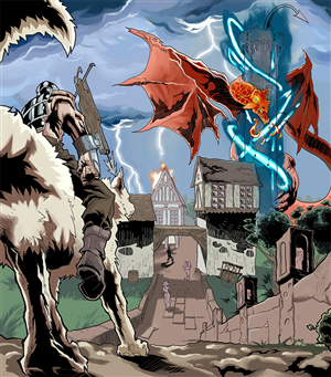 Illustration Design by Mohsart for Aether Tower | Design: #6263416