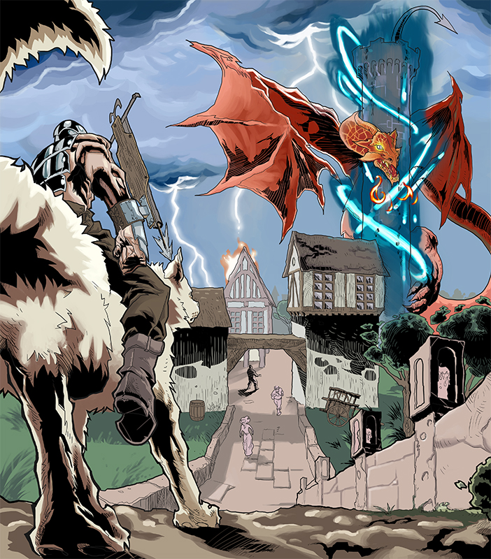 Illustration Design by Mohsart for Aether Tower | Design #6265201