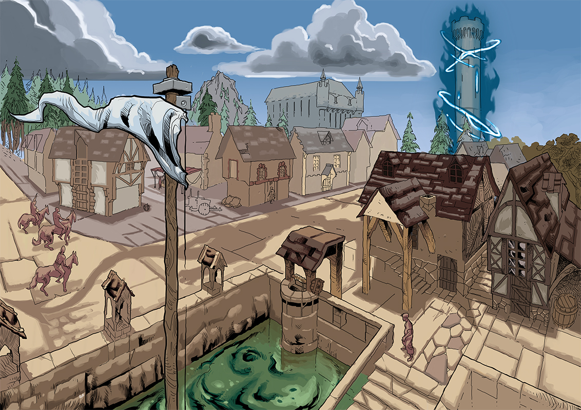 Illustration Design by Mohsart for Aether Tower | Design #6266890