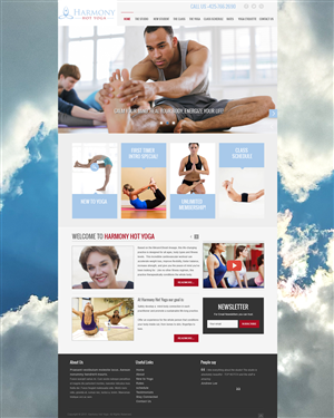 Web-Design von Roy für Harmony Hot Yoga | Design: #6275082