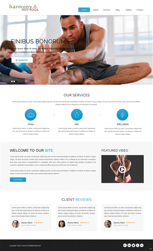 Web Design by pb for Harmony Hot Yoga | Design: #6279645