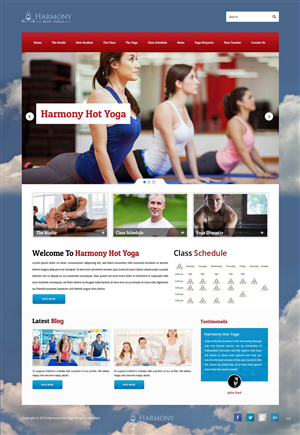 Web-Design von pb für Harmony Hot Yoga | Design: #6347396
