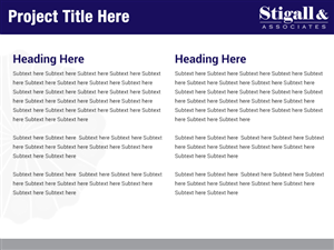 Design de PowerPoint par Best Design Hub pour Stigall & Associates | Design : #6048852