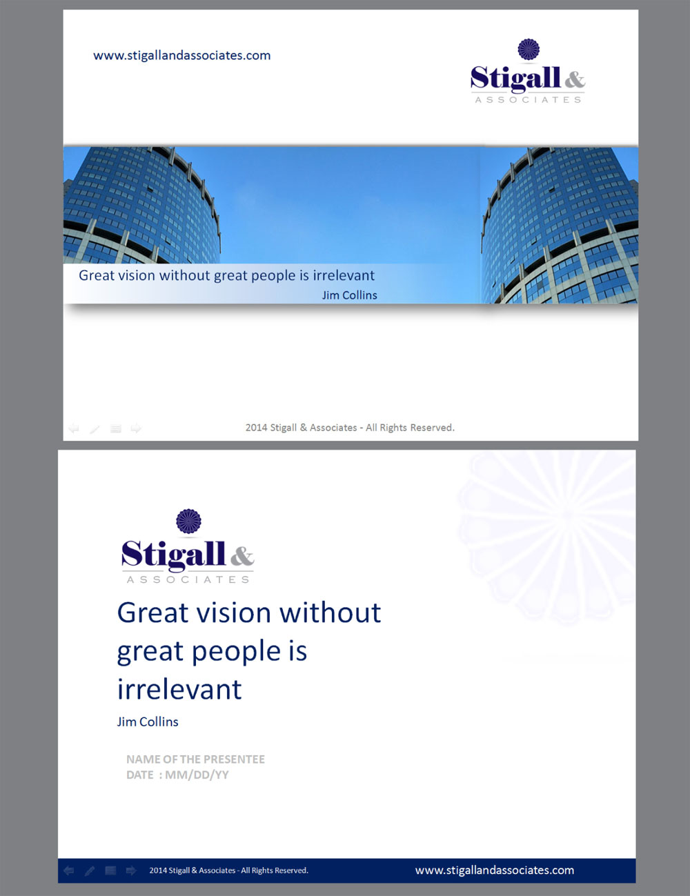 Diseño de PowerPoint por rkailas para Stigall & Associates | Diseño #6083892