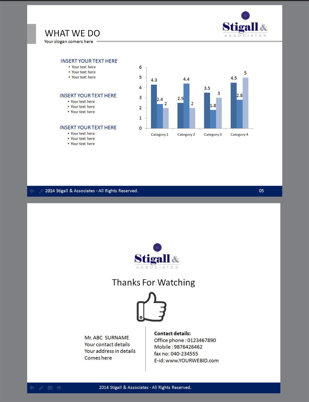 PowerPoint Design by rkailas for Stigall & Associates | Design #6083912