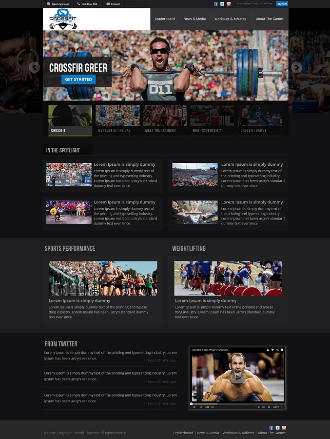 Wordpress Design by Kuldeepak for Corinth Entertainment | Design #6110203