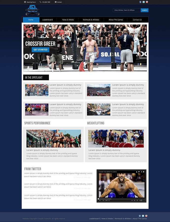 Wordpress Design by Kuldeepak for Corinth Entertainment | Design #6114448