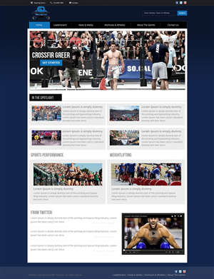Wordpress Design by Kuldeepak for Corinth Entertainment | Design: #6114448