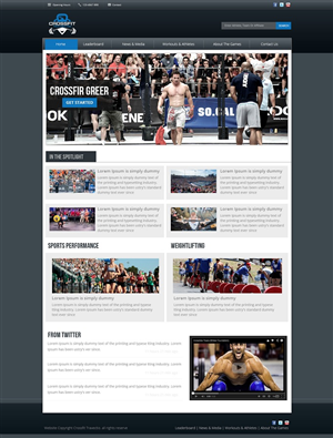 Wordpress Design by Kuldeepak for Corinth Entertainment | Design: #6166351