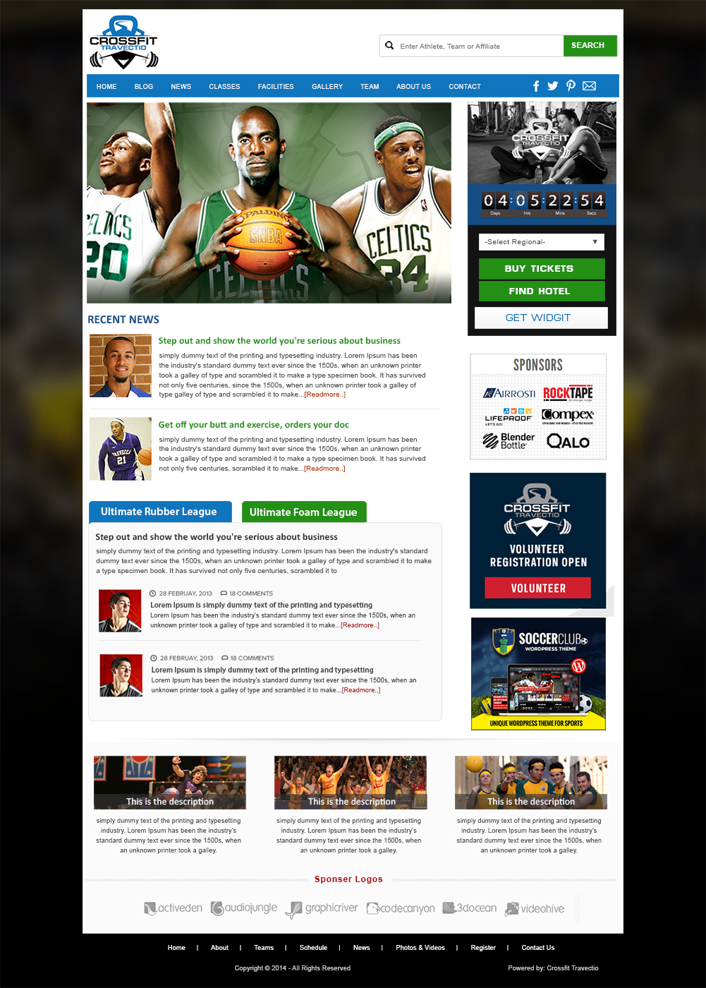 Wordpress Design by webxvision for Corinth Entertainment | Design #6209708