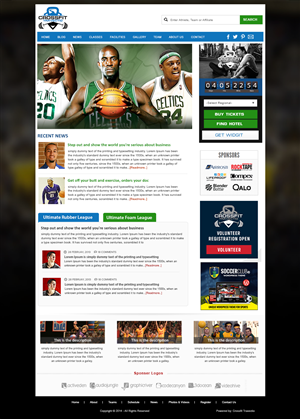 Wordpress Design by webxvision for Corinth Entertainment | Design: #6209708