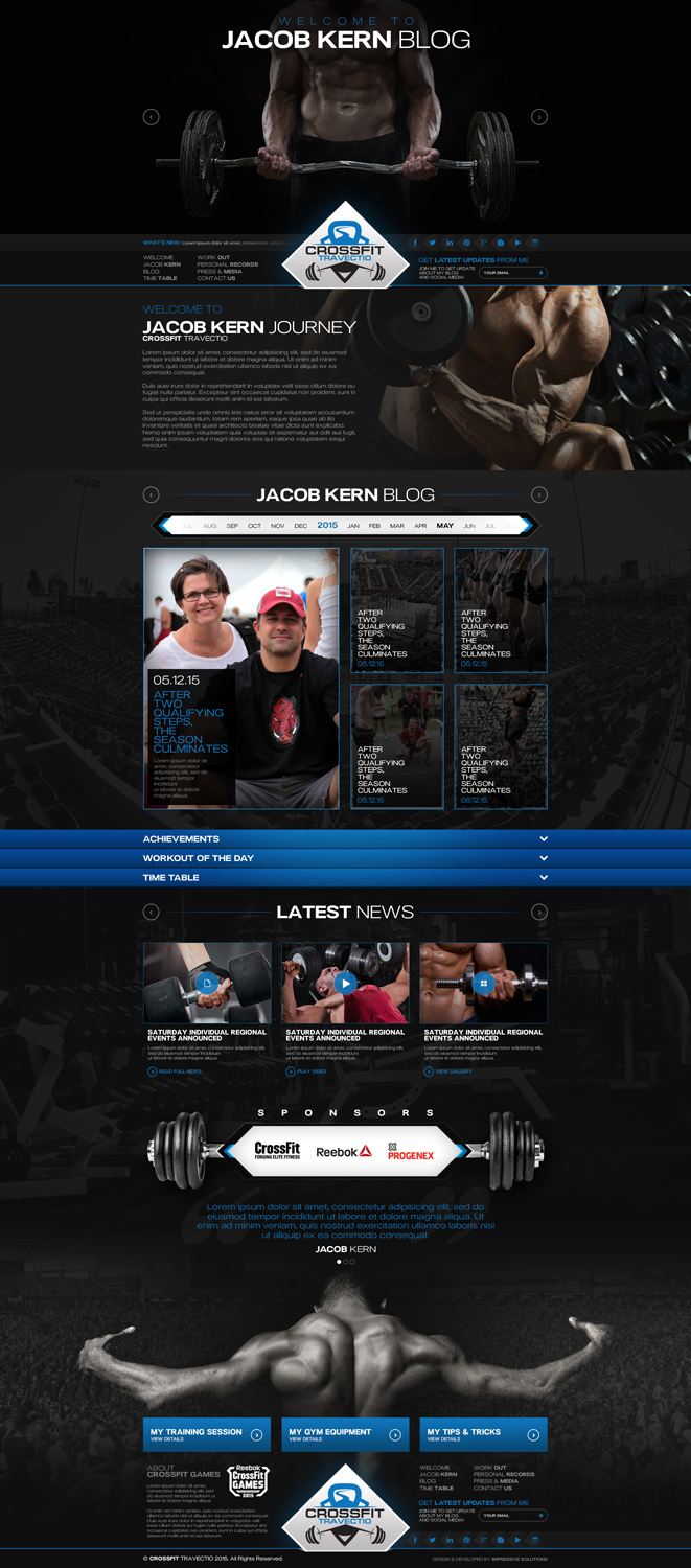Wordpress Design by Impressive Solutions for Corinth Entertainment | Design #6174338