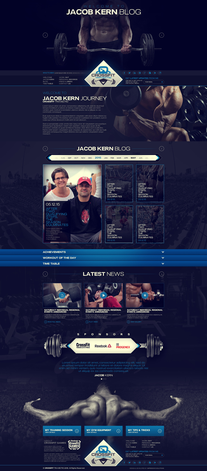 Wordpress Design by Impressive Solutions for Corinth Entertainment | Design #6174347