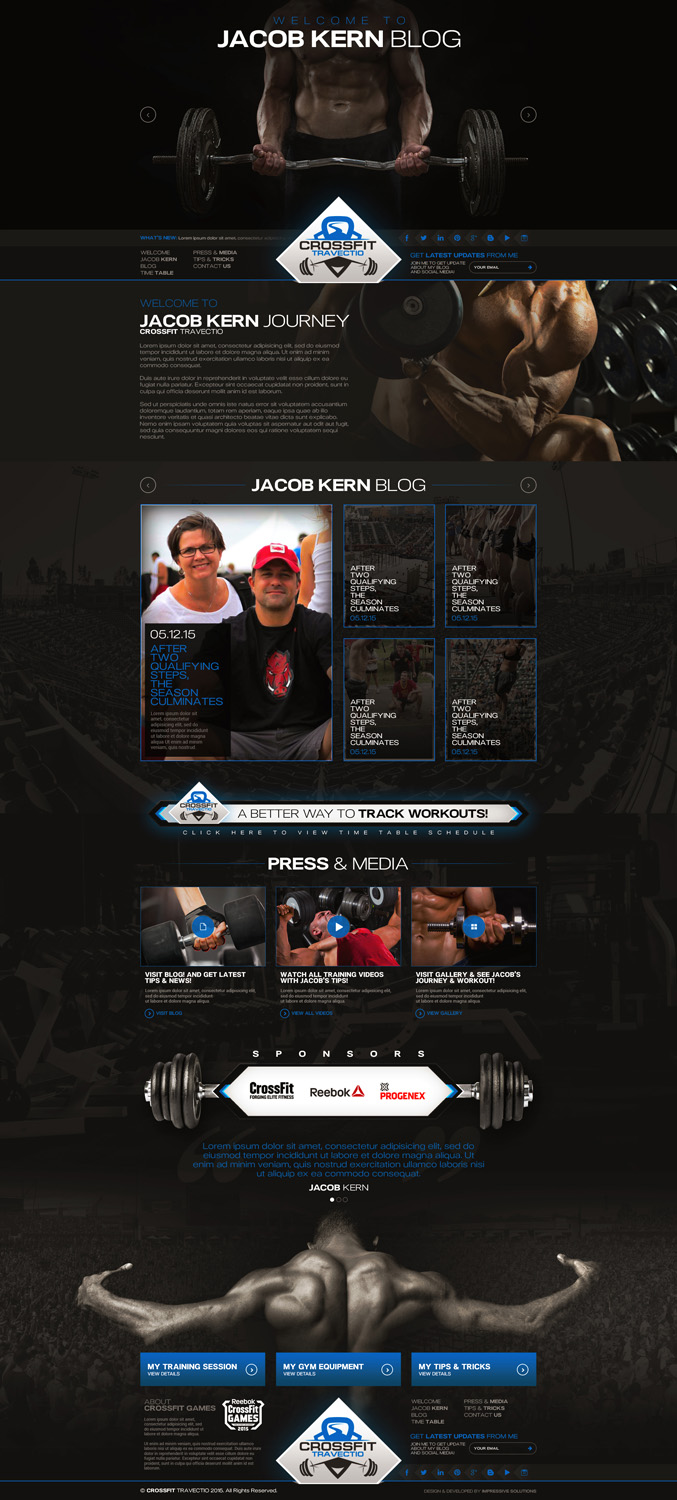 Wordpress Design by Impressive Solutions for Corinth Entertainment | Design #6190345