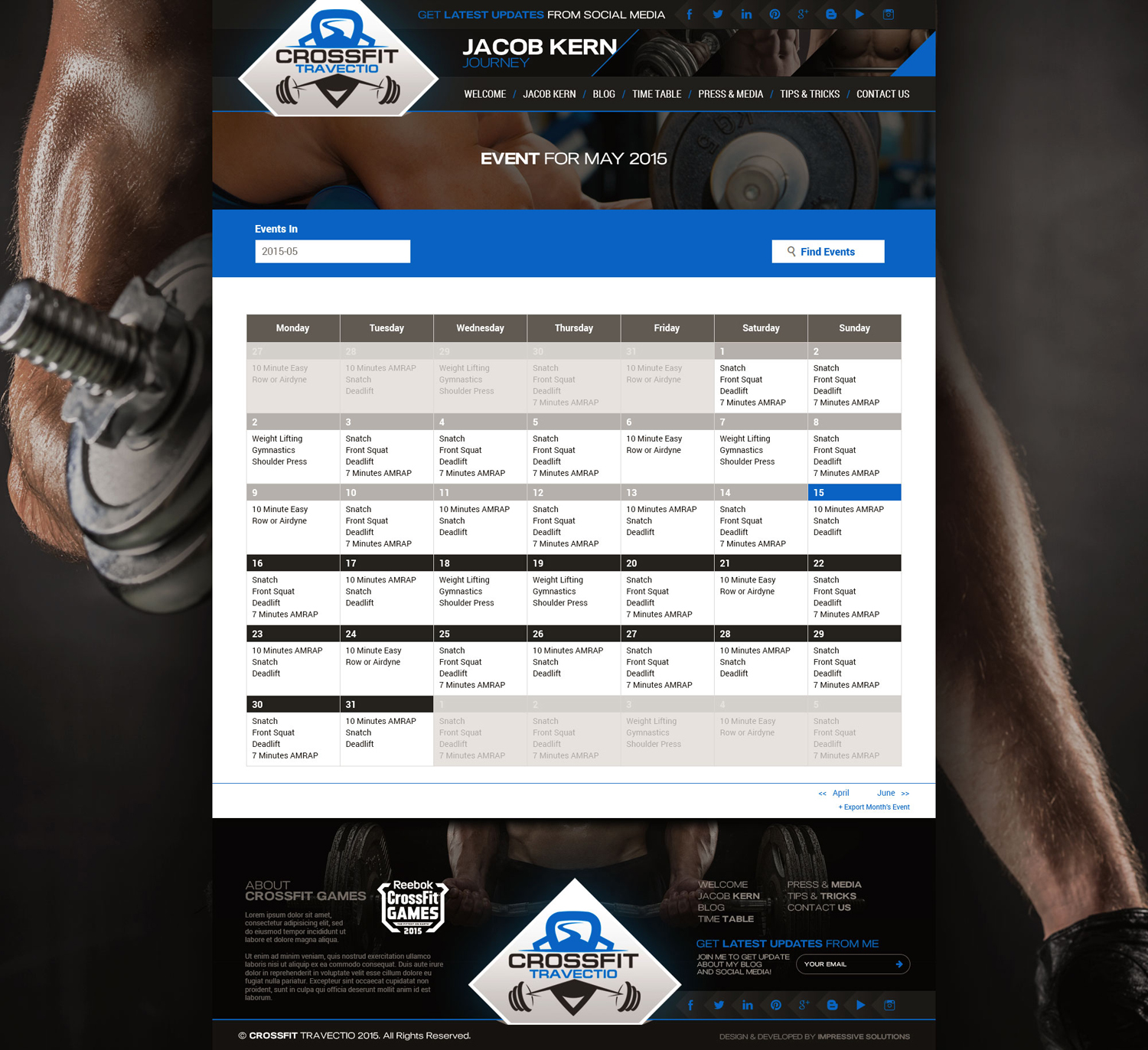 Wordpress Design by Impressive Solutions for Corinth Entertainment | Design #6190367