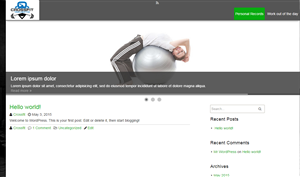 Wordpress Design by h3xt