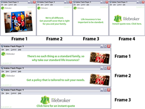 Banner Ads to complement TV spots