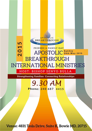 Flyer Design by imgaurav92 for Apostolic Breakthrough International Ministries | Design #6058857