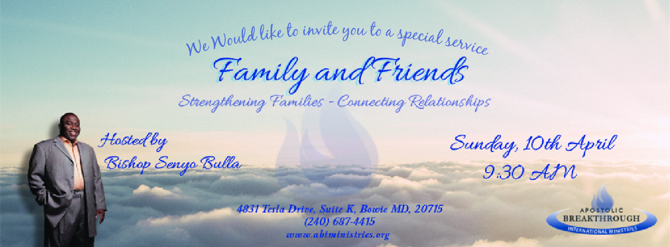 Flyer Design by Nick Gaudi for Apostolic Breakthrough International Ministries | Design #6050094