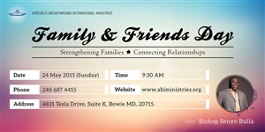 Flyer Design by Jieyun for Apostolic Breakthrough International Ministries | Design: #6063321