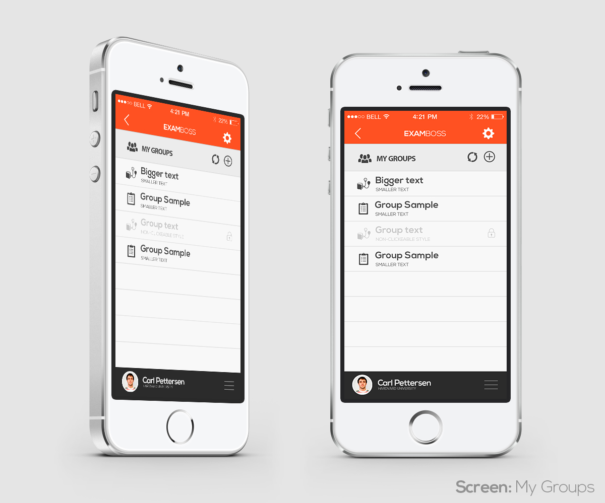 Diseño de aplicación (App) por Franco Bermúdez para este proyecto | Diseño #6073033