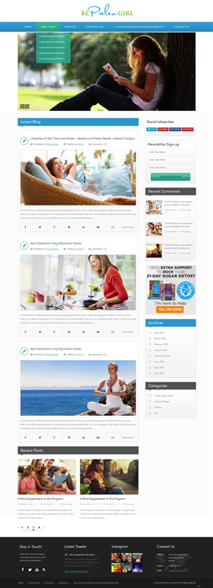Web Design by pb for this project | Design #6065120