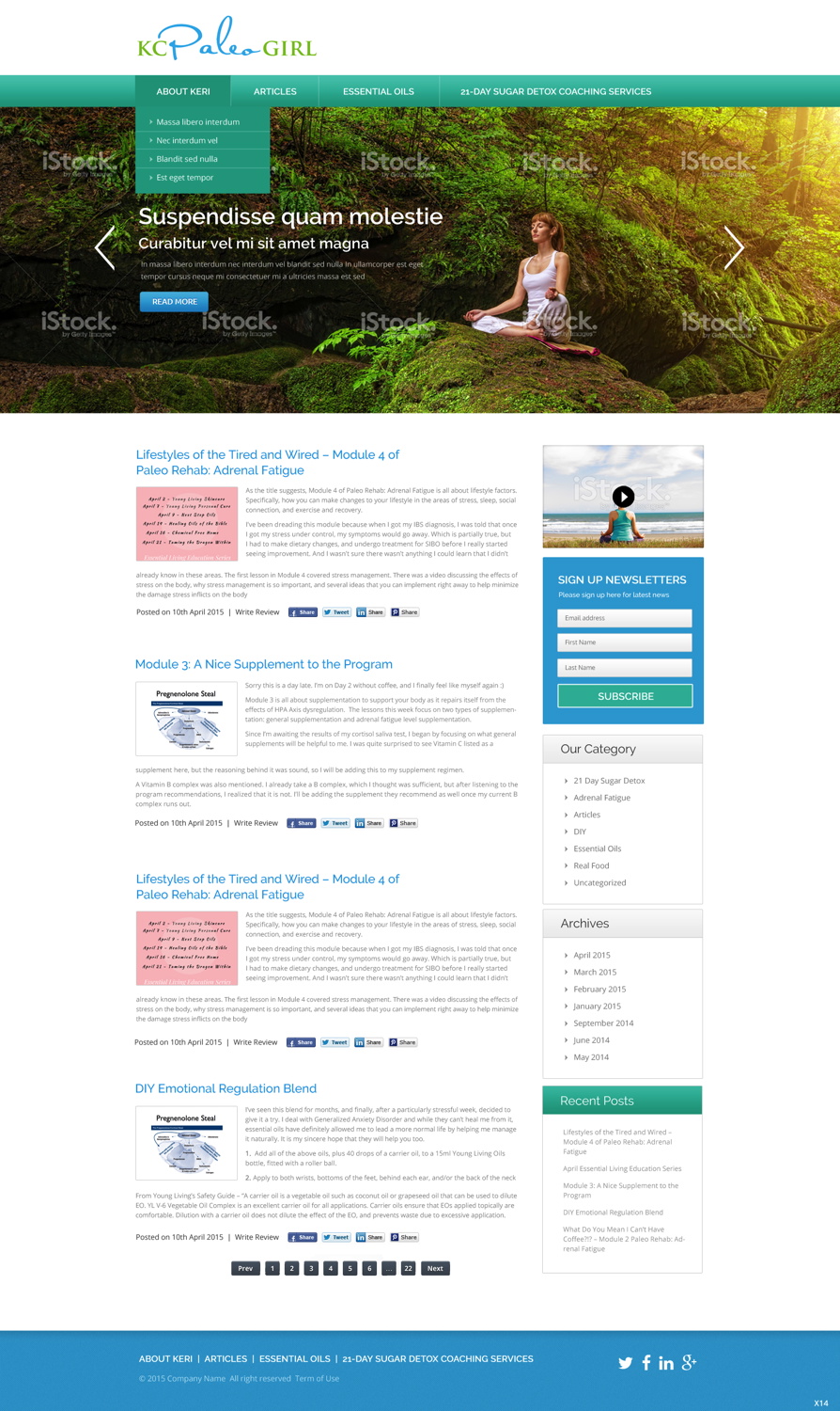 Web Design by pb for this project | Design #6065139