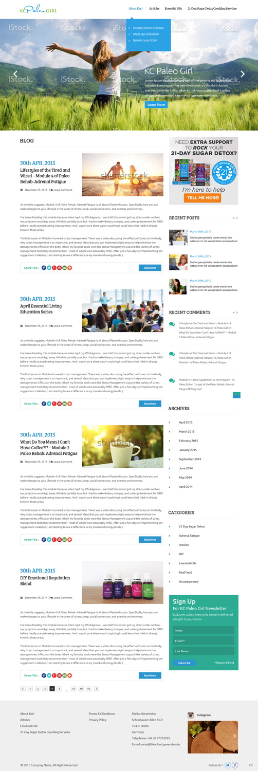 Web Design par pb pour ce projet | Design #6074125