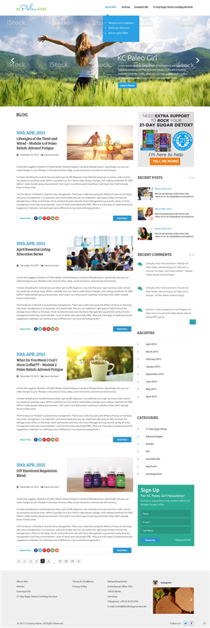 Web Design by pb for this project | Design: #6074125