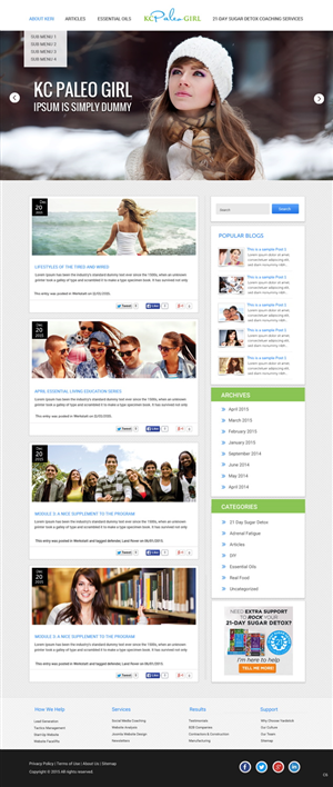 Web Design by pb for this project | Design: #6093943