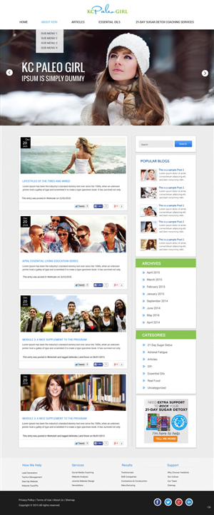 Web Design by pb for this project | Design: #6093946