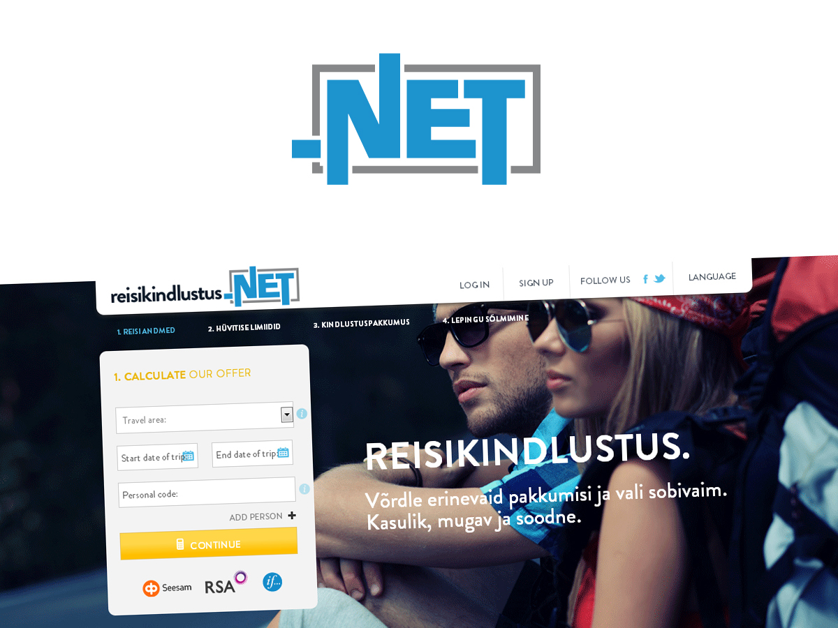 Diseño de Logo por MIM design para NET Kindlustus OÜ | Diseño #1647704