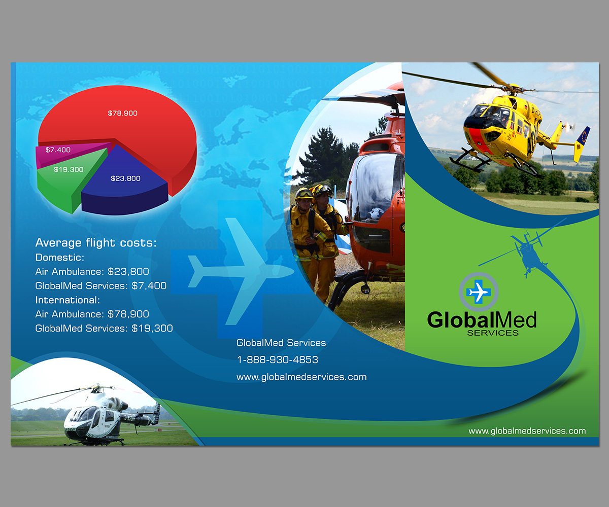 Flyer Design by denuj for GlobalMed Services LLC | Design #6085809