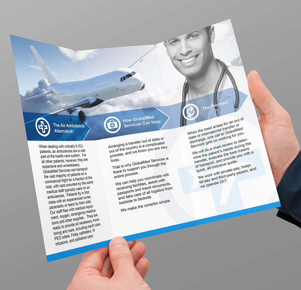 Flyer Design by BrandWar for GlobalMed Services LLC | Design #6063359