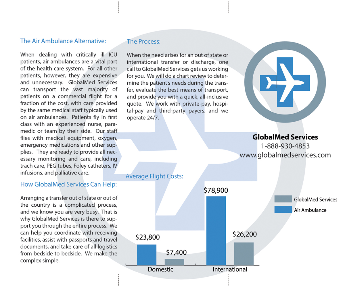 Flyer Design by Hermio for GlobalMed Services LLC | Design #6084534