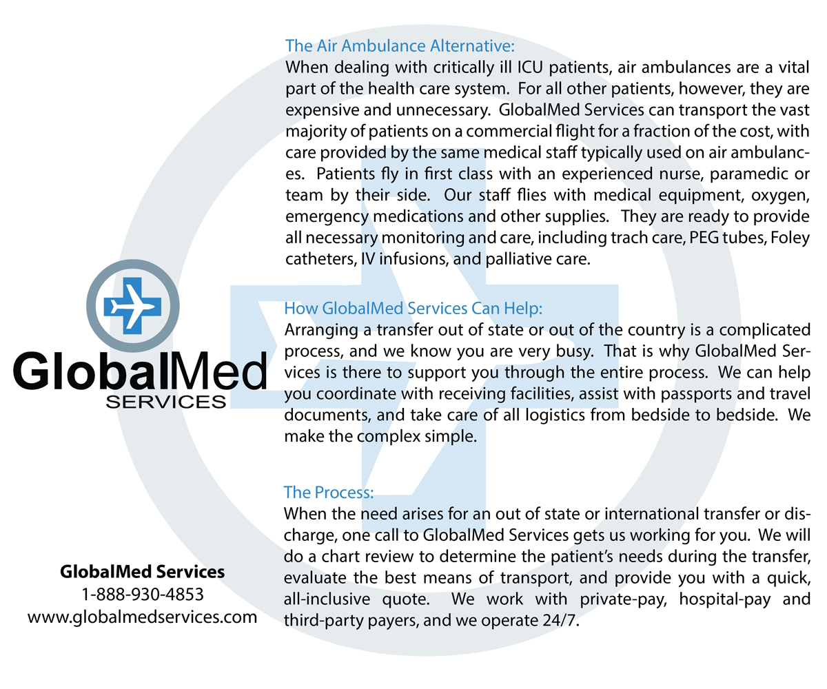 Flyer Design by Hermio for GlobalMed Services LLC | Design #6252790