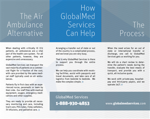 Flyer Design by PixelizeDesigns for GlobalMed Services LLC | Design: #6053397
