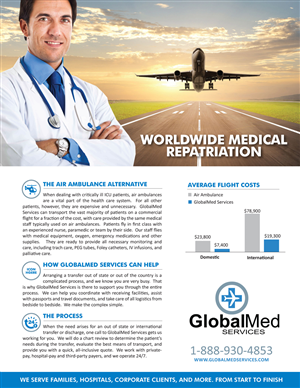 Flyer Design by rkailas for GlobalMed Services LLC | Design: #6128781